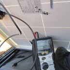 Diagnostic photovoltaique par un technicien