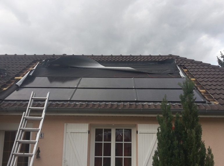 Etancheité toiture photovoltaique